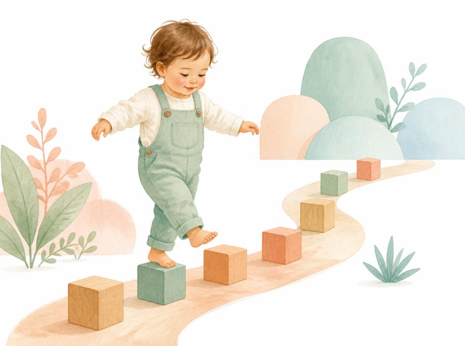Toddler development illustration